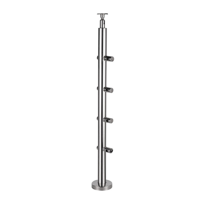 درابزين فولاذي مقاوم للصدأ داخلي / خارجي تصميم 850-1200mm