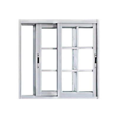 شقة جديدة مخصصة upvc انزلاق النوافذ أحدث تصميم شواء