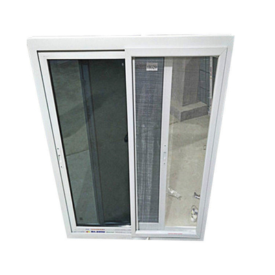 شقة جديدة مخصصة upvc انزلاق النوافذ أحدث تصميم شواء