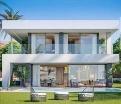 تصميم حديث بإطار من الصلب الخفيف منزل مسبق الصنع من طابقين فاخر الجاهزة فيلا
