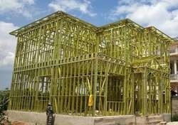 تصميم حديث بإطار من الصلب الخفيف منزل مسبق الصنع من طابقين فاخر الجاهزة فيلا