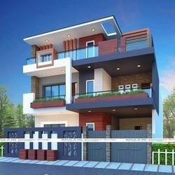 تصميم حديث بإطار من الصلب الخفيف منزل مسبق الصنع من طابقين فاخر الجاهزة فيلا