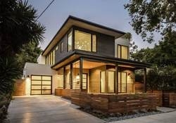 تصميم حديث بإطار من الصلب الخفيف منزل مسبق الصنع من طابقين فاخر الجاهزة فيلا