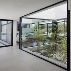 Superhosue Floor Aluminium Large Fixed Windows Glass نافذة صور كبيرة جدًا