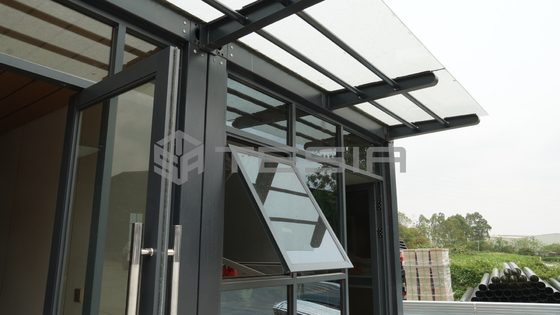الجاهزة الفاخرة الجاهزة 20FT الهيكل الصلب الخفيف منزل حاوية الجاهزة قابلة للتوسيع