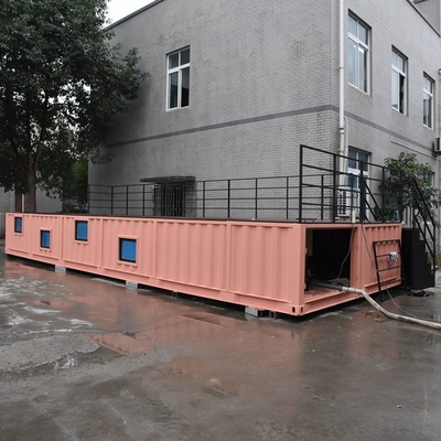 40FT Prefab حسب الطلب بحجم ولون حوض سباحة بمواد فولاذية مع نظام كهربائي ونفخ