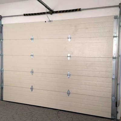 باب المرآب المنزلق الأفقي 16 × 7 مع لوحة PU