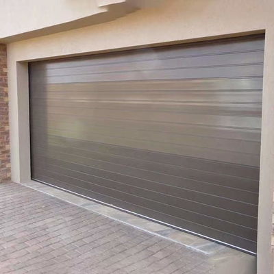 باب المرآب المنزلق الأفقي 16 × 7 مع لوحة PU