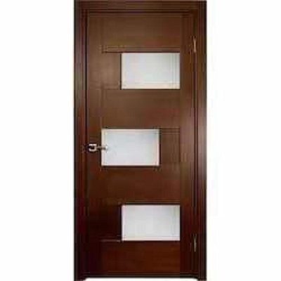 باب خشبي مقاوم للحريق MDF HDF ABS PVC WPC باب دخول خشب الماهوجني