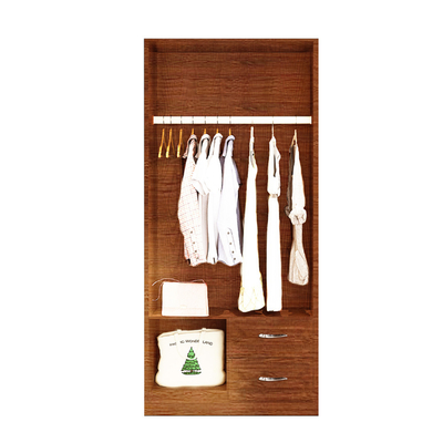 PVC الملمس متعدد الألوان MDF Board Closet 2 3 4 Door Cupboard with Mirror