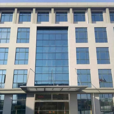 أزياء مزدوجة الألومنيوم المزجج الستار الجدار Low E Glass Curtain Wall Facade