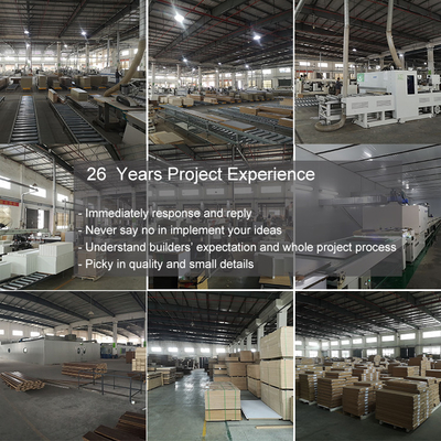 18mm E1 MDF خزائن مطبخ سوداء غير لامعة على شكل جزيرة كبيرة مع واجهات بدون مقبض
