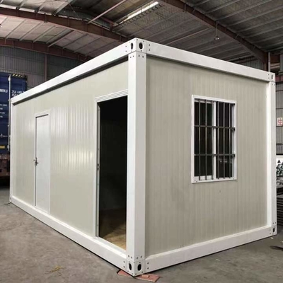 40ft لوحة ساندويتش الجاهزة حاوية البيت الأبيض الحديثة حاوية المنزل