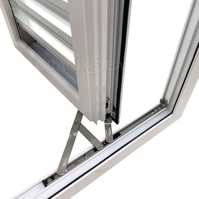 شقة بأكسيد الألومنيوم نافذة Naco Window Casement PVC UPVC Louver Windows