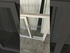 تأثير الإعصار تصميم جديد على الطراز الأوروبي نافذة زجاجية مزدوجة تصميم نافذة UPVC