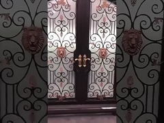 البيت الرئيسي الجديد نمط بوابات الحديد المطاوع سعر الباب الصلب الجديد